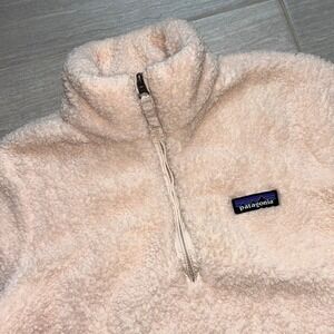 Patagonia Los Gatos 1/4 Zip Fleece Pullover Women Size Small Calcium Outdoor